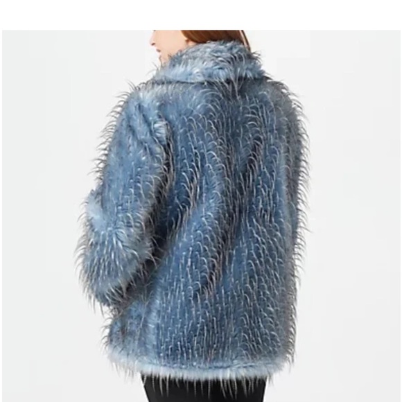 NWOT Dennis Basso Madison Avenue Tipped Fox Faux Fur - Picture 5 of 11